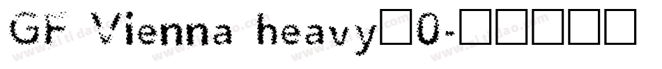 GF Vienna heavy_0字体转换